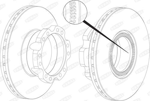 Beral BCR226A - Disc frana aaoparts.ro