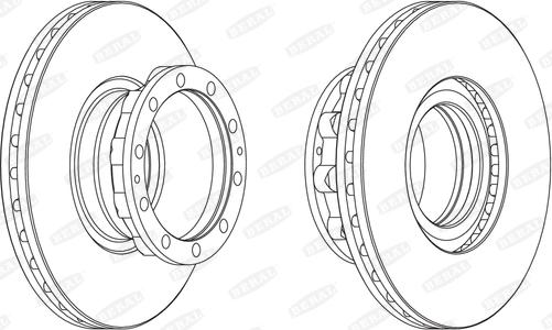Beral BCR272A - Disc frana aaoparts.ro