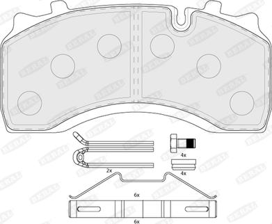Beral BCV29142TK - Set placute frana,frana disc aaoparts.ro