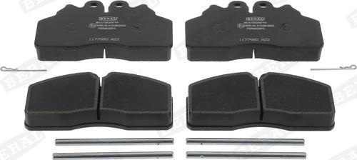 Beral BCV29256TK - Set placute frana,frana disc aaoparts.ro