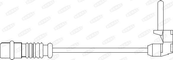 Beral UAI102 - Senzor de avertizare,uzura placute de frana aaoparts.ro