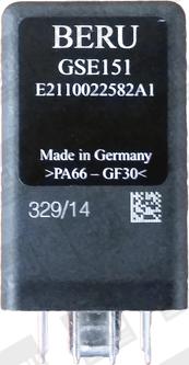 BorgWarner (BERU) GSE151 - Unitate de control,bujii incandescente aaoparts.ro