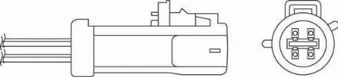 BorgWarner (BERU) OZH176 - Sonda Lambda aaoparts.ro