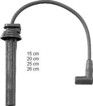 BorgWarner (BERU) ZEF1480 - Set cablaj aprinder aaoparts.ro