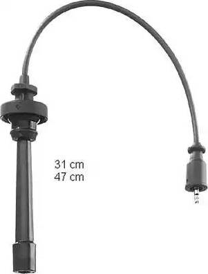 BorgWarner (BERU) ZEF1082 - Set cablaj aprinder aaoparts.ro