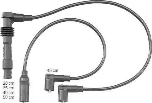 BorgWarner (BERU) ZEF1156 - Set cablaj aprinder aaoparts.ro