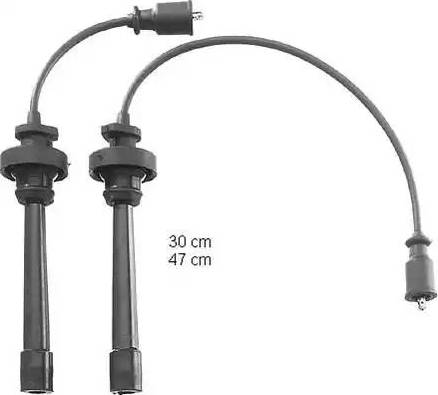 BorgWarner (BERU) ZEF876 - Set cablaj aprinder aaoparts.ro