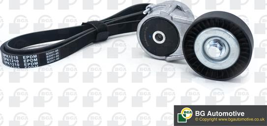 BGA DB9503K - Set curea transmisie cu caneluri aaoparts.ro