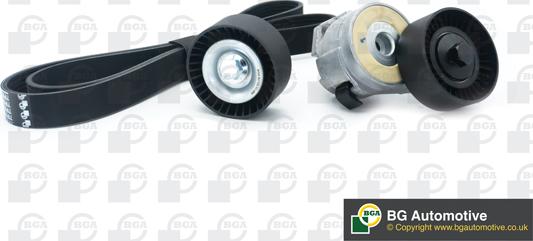 BGA DB3200K - Set curea transmisie cu caneluri aaoparts.ro