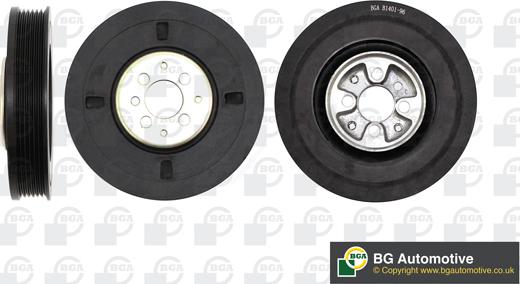 BGA DP0204 - Fulie curea, arbore cotit aaoparts.ro