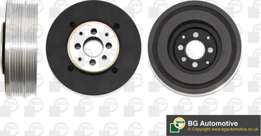 BGA DP0203 - Fulie curea, arbore cotit aaoparts.ro