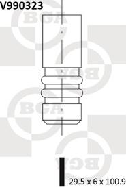 BGA V990323 - Supapa admisie aaoparts.ro