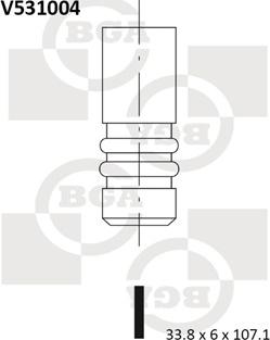 BGA V531004 - Supapa evacuare aaoparts.ro