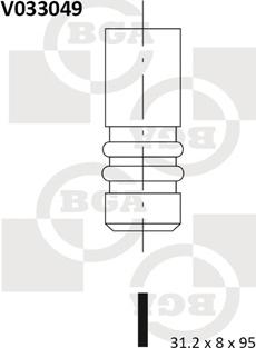BGA V033049 - Supapa evacuare aaoparts.ro
