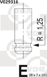 BGA V029316 - Supapa admisie aaoparts.ro