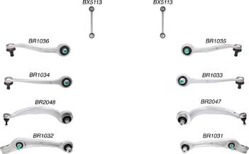 Birth BRAUDI/8 - Set reparatie, suspensie aaoparts.ro