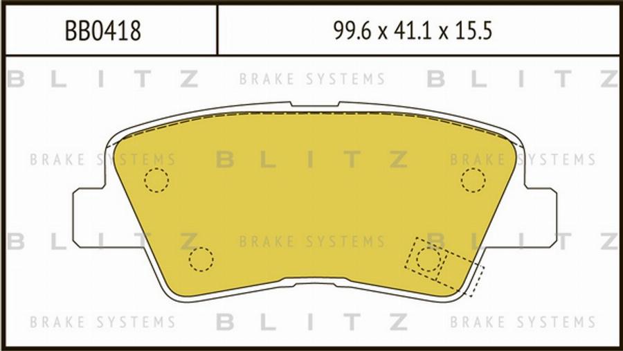 Blitz BB0418 - Set placute frana,frana disc aaoparts.ro