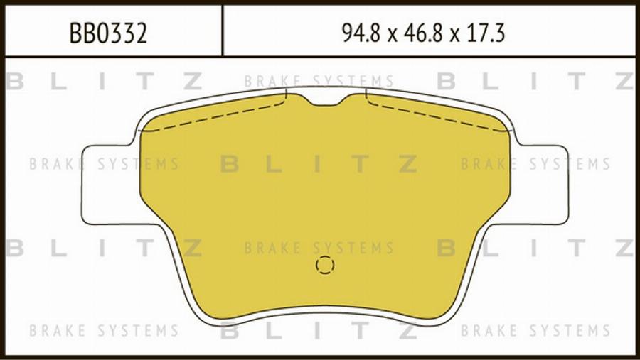 Blitz BB0332 - Set placute frana,frana disc aaoparts.ro