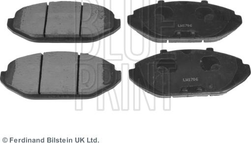 Blue Print ADA104248 - Set placute frana,frana disc aaoparts.ro