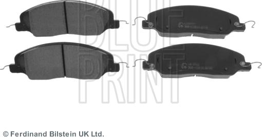 Blue Print ADA104256 - Set placute frana,frana disc aaoparts.ro