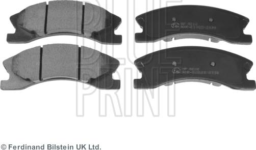 Blue Print ADA104217 - Set placute frana,frana disc aaoparts.ro