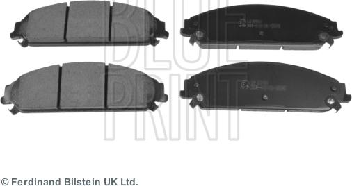 Blue Print ADA104230 - Set placute frana,frana disc aaoparts.ro