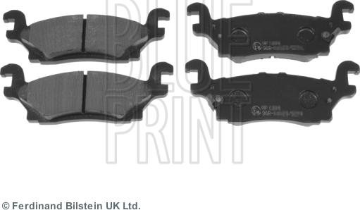 Blue Print ADA104222 - Set placute frana,frana disc aaoparts.ro