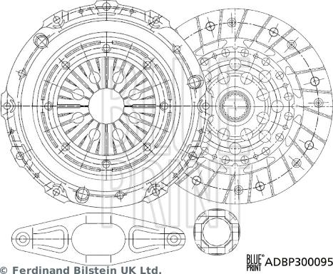 Blue Print ADBP300095 - Set ambreiaj aaoparts.ro