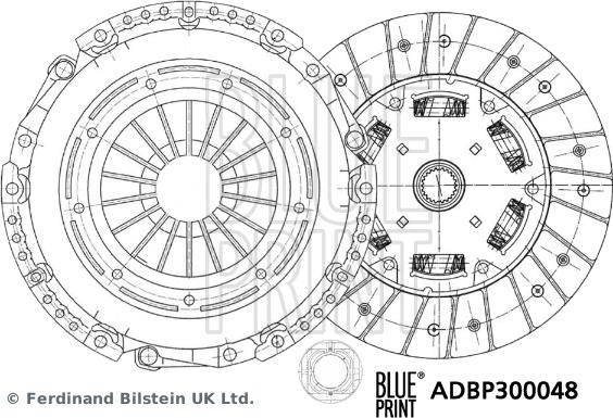 Blue Print ADBP300048 - Set ambreiaj aaoparts.ro