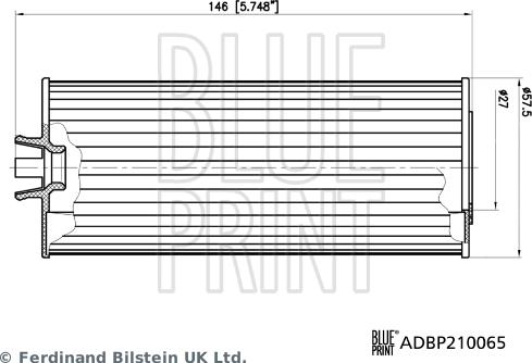 Blue Print ADBP210065 - Filtru ulei aaoparts.ro