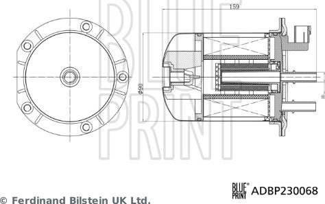 Blue Print ADBP230068 - Filtru combustibil aaoparts.ro