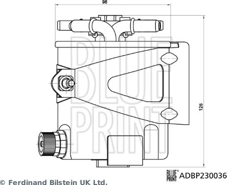 Blue Print ADBP230036 - Filtru combustibil aaoparts.ro