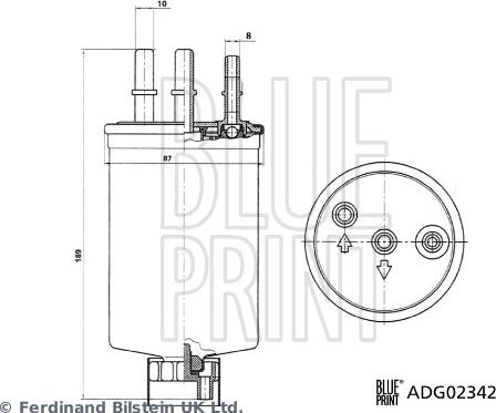 Blue Print ADG02342 - Filtru combustibil aaoparts.ro