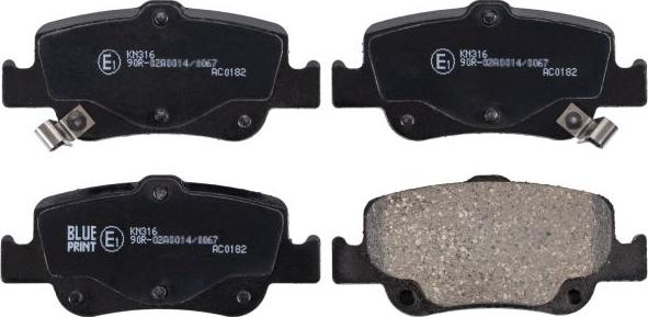 Blue Print ADT342173 - Set placute frana,frana disc aaoparts.ro