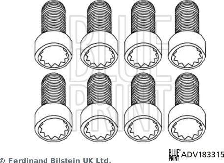 Blue Print ADV183315 - Set surub, volanta aaoparts.ro