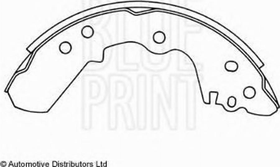 Blue Print ADZ94102 - Set saboti frana aaoparts.ro