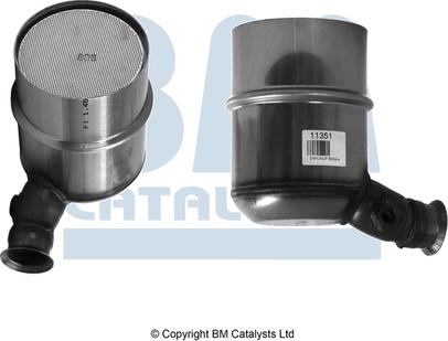 BM Catalysts BM11351H - Filtru funingine / particule, sist.de esapament aaoparts.ro