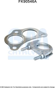BM Catalysts FK90546 - Set montare, catalizator aaoparts.ro