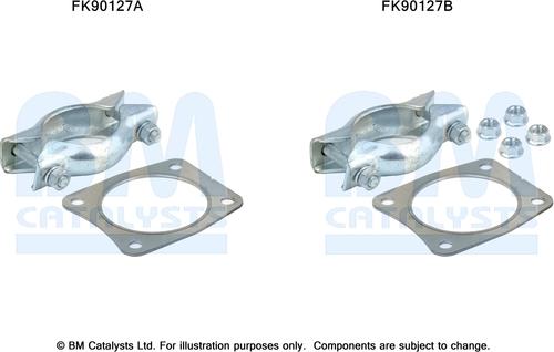 BM Catalysts FK90127 - Set montare, catalizator aaoparts.ro