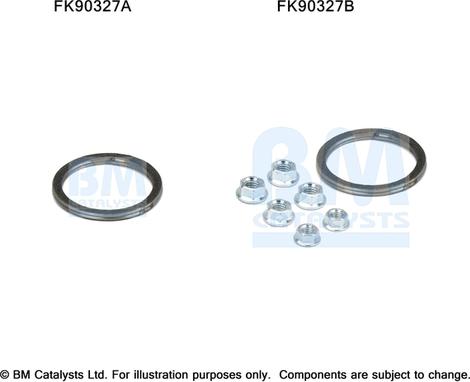 BM Catalysts FK90327 - Set montare, catalizator aaoparts.ro