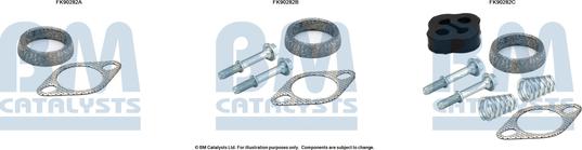 BM Catalysts FK90282 - Set montare, catalizator aaoparts.ro