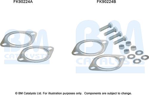 BM Catalysts FK90224 - Set montare, catalizator aaoparts.ro