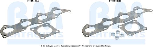 BM Catalysts FK91486 - Set montare, catalizator aaoparts.ro