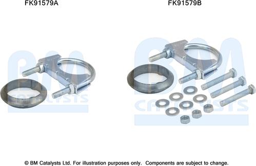 BM Catalysts FK91579 - Set montare, catalizator aaoparts.ro