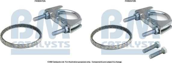 BM Catalysts FK92472 - Set montare, catalizator aaoparts.ro