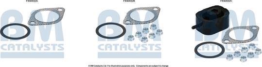 BM Catalysts FK92032 - Set montare, catalizator aaoparts.ro