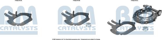 BM Catalysts FK92747 - Set montare, catalizator aaoparts.ro