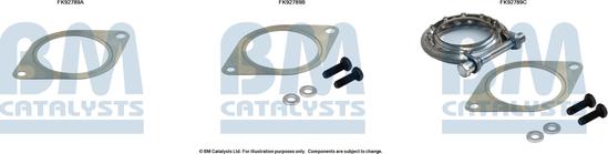 BM Catalysts FK92789 - Set montare, catalizator aaoparts.ro
