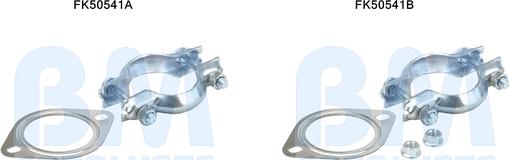 BM Catalysts FK50541 - Set montare, toba de esapament aaoparts.ro