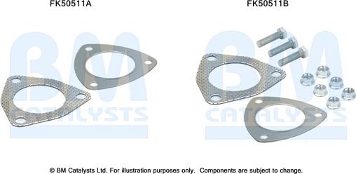 BM Catalysts FK50511 - Set montare, toba de esapament aaoparts.ro
